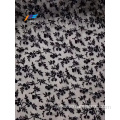 100% Polyester Flocking Flocked Woven Voile Abaya Fabric